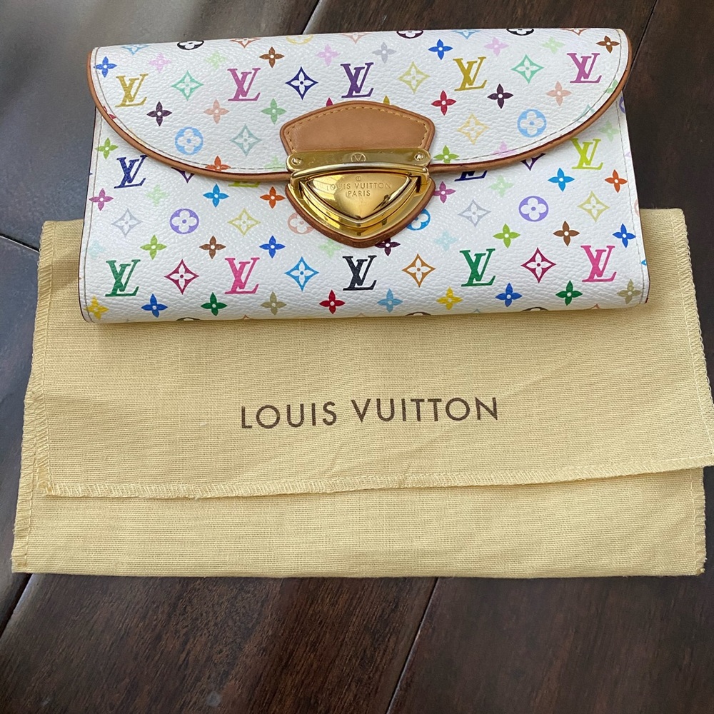 Louis vuitton multicolored monogrammed wallet